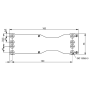 Placa montaj pentru DC200/DC300/DC500/DC700 - ASSA ABLOY DCA120-40 ASSA ABLOY - 2